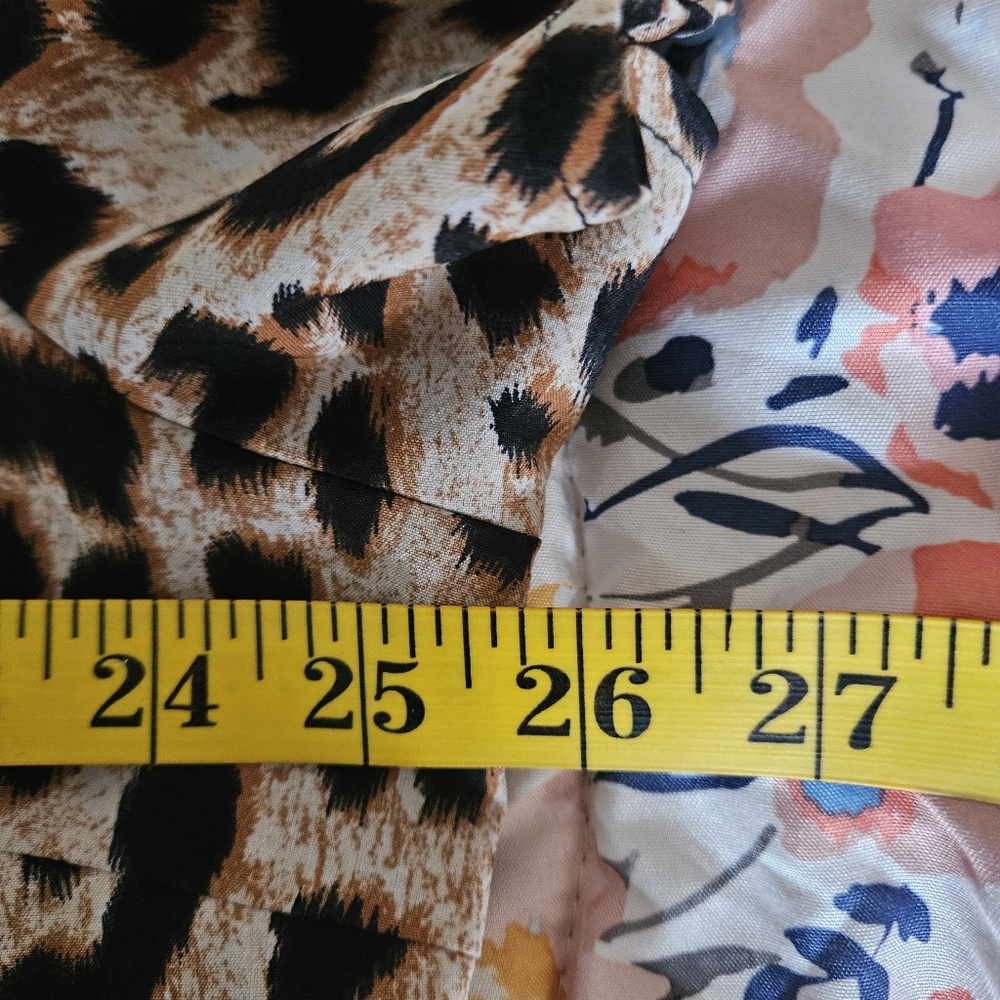 Leopard Print V-Neck Dress 4XL - Picture 5 of 5